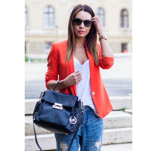 Cotton Coral Zara Blazer - Picture 6 of 7